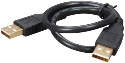 Rosewill RCAB-11011 1,5-Крак кабел за USB 2.0 Щекер към штекеру, Златно, черно