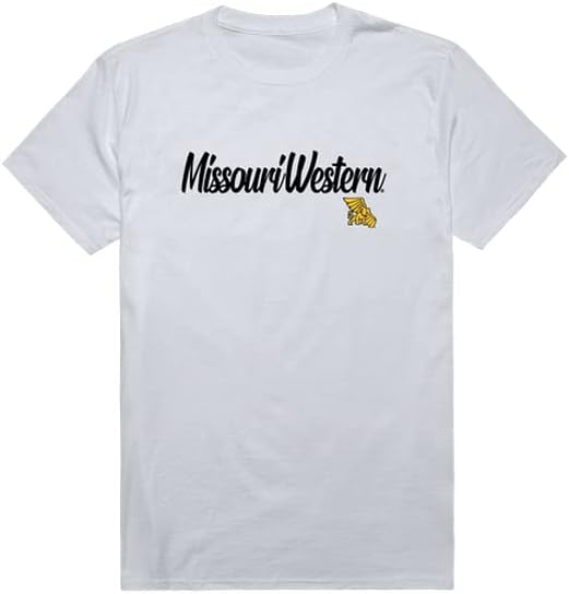 Тениска с надпис W Republic Missouri Western State University Griffons Script Tee