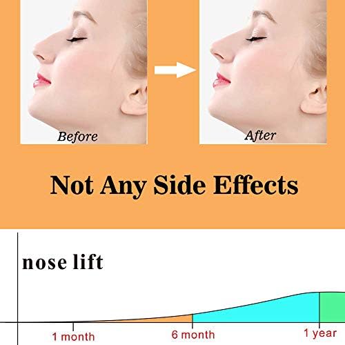 AMIJEAL Nose Shaper Скоба за стягане на носа Безболезнено Устройство За отслабване носа Мек Силиконов Изправяне на моста на носа Коректор Beauty Up Tool (Унисекс)