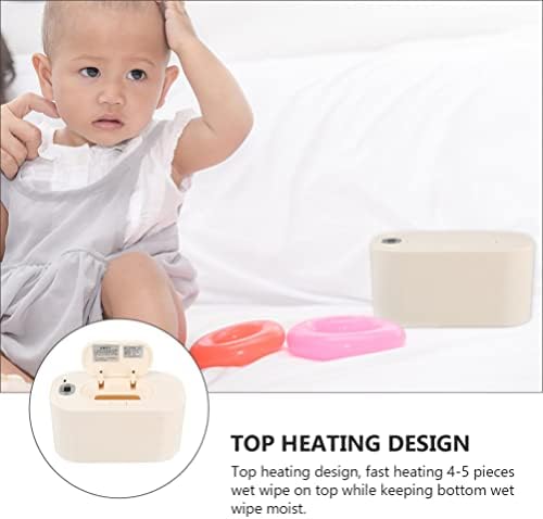 Cabilock Мокри Кърпички-Топло USB Бебешки Пелени, Кърпички Опаковка Притежател на Салфетки Кутия за Салфетки с Настройките Отопление
