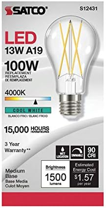 Лампа Satco S12431, студено Бяло (4000K) -12,5 W