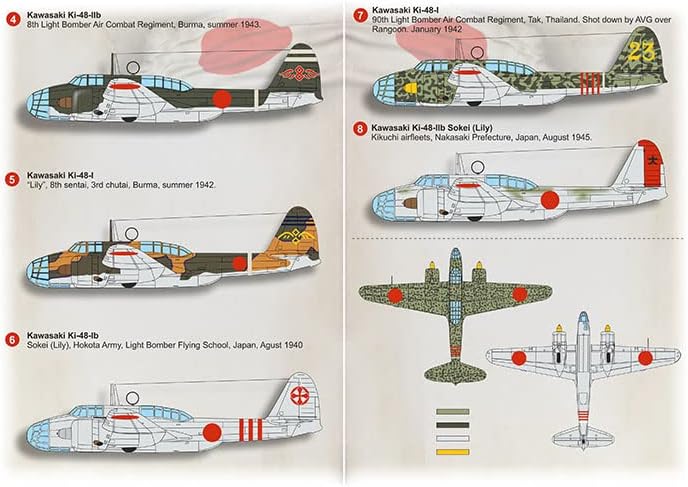 Стикер в мащаб 72-473 1/72 за военен самолет Kawasaki Ki-48