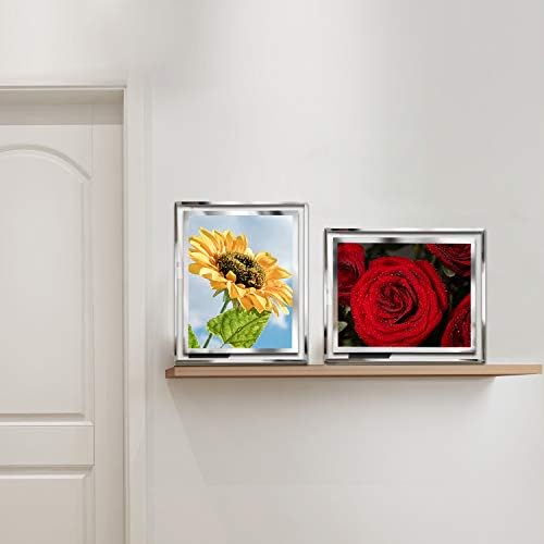 8x10 Рамки за снимки, серия от 4 Настолни рамка за домашен интериор с няколко Стъклени рамки