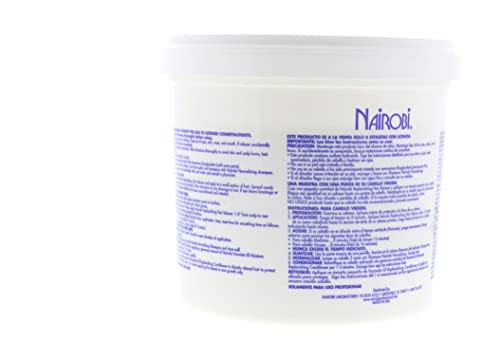 Възстановително средство за коса Nairobi Relaxer Обичайната формула за Нормална коса 64 течни