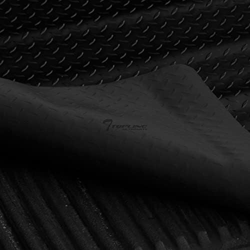 Черна Гумена Подложка на Тепиха пол легла, колички печки диаманта за 99-16 Ford F250/F350/F450 Superduty 6.5 Фута (78) легла