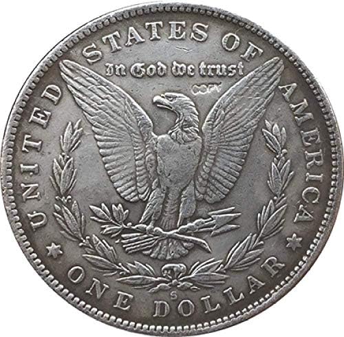 Монета Challenge Hobo Никел 1893-Те години САЩ Morgan Dollar Монета Копие от Тип 112 Копие Колекция Бижута Подаръци Колекция