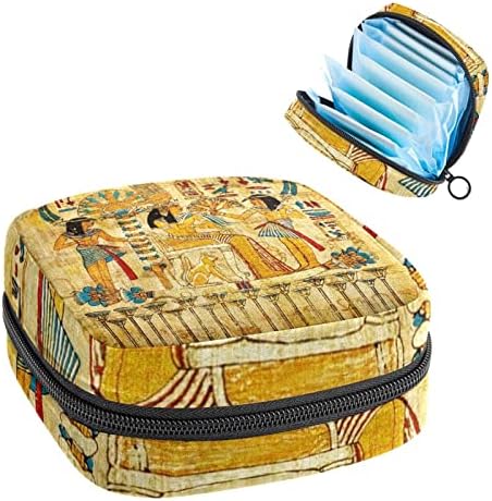 Чанта за съхранение на Хигиенни Подложки, Калъф за Купата на Менструална, Органайзер за женските Тампони-Тампони, Египетски (древен)