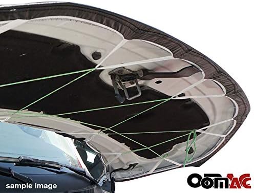 Сутиен с качулка OMAC Класически Модел за Ram ProMaster 2014-2023, Черна Маска На Предния Капак - Сутиен върху предния капак, Автомобилни