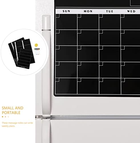 Мини-Календари с Магнити NUOBESTY на Хладилника, 1 Комплект на Многократно Дъски за Изтриване, Декоративни Дъски За Ежедневников,