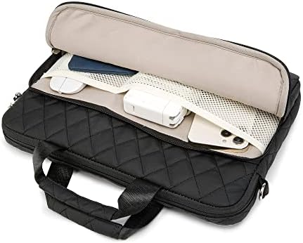 Kinmac 360-Градусная Чанта за лаптоп, Пълен с Мека Чанта за лаптоп за През рамо За MacBook Air Pro 13 инча, MacBook 14 инча