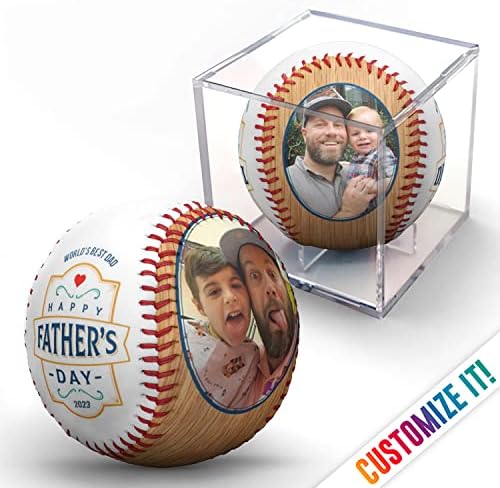 Играта топката MAKEABALL за Деня на бащата по поръчка с изображение на куба! | Персонални бейзбол с картинки и снимки | най-Добрият подарък