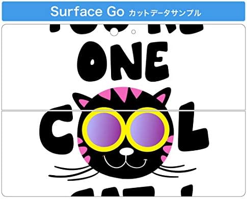 стикер igsticker за Microsoft Surface Go/Go 2 Ультратонкая Защитен Стикер за тялото Skins 006323 Cat Текст на английски език