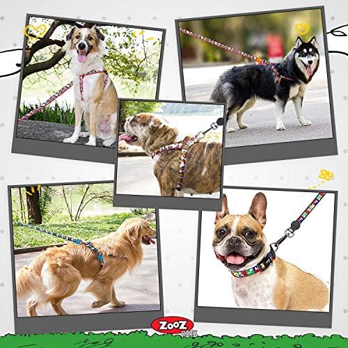 Каишка за кучета ZOOZ PETS - Официален марка Снупи за домашни любимци - Сверхпрочный и здрава каишка за кучета 10 различни дизайни