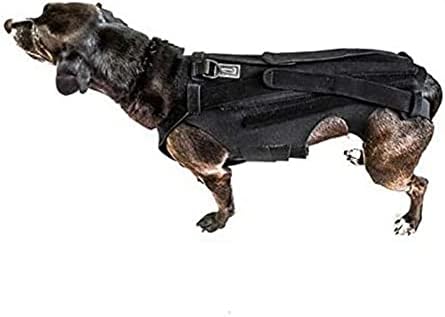 Бандаж за гърба на кучето за IVDD, Превръзка за гърба Удобна Шлейка за Цялото Тяло, Облекло за Кучета за Защита на Гърба на Кучето M