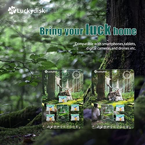 Карта памет Luckydisk 4GB 5Pack microSDHC - Серия Nature