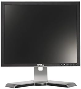17 Въртящ се LCD монитор Dell 1708FPb DVI USB-възел (сребърно / черно) - завърта в портретна или пейзажна ориентация!
