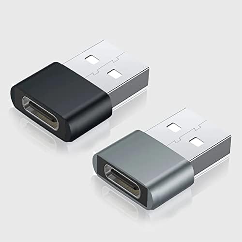 Бърз USB адаптер-C Female USB Male, който е съвместим с вашите Oppo Reno2 за зарядни устройства, синхронизация, OTG-устройства,