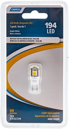 Замяна led лампа Camco 54621 (клин 194 T10), 1 Опаковка