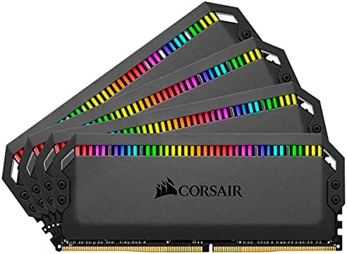 Настолна памет CORSAIR Dominator Platinum RGB 64 GB (4x16 GB) DDR4 3200 (PC4-28800) C16 1.35 - Черен