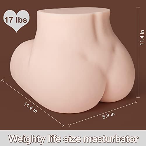 17 килограма Мъжки Мастурбатор Секс Кукла в Реален размер с Киской и Задника за Мъжката Мастурбация, 3D Реалистичен Мастурбатор