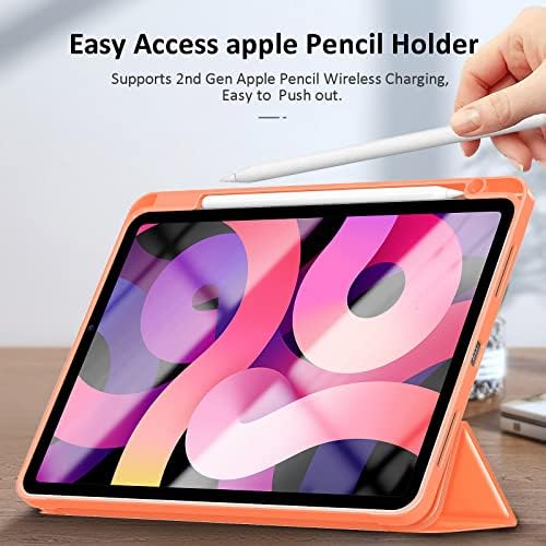 Калъф Hoidokly за iPad Air 5/4-то поколение 10,9 инча, калъф за iPad Air 5/4 с държач за моливи, [Поддържа зареждане на Apple Молив и