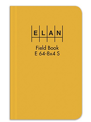 Elan Publishing Company E64-Зашити книга за полеви снимките 8x4S в жълта твърда корица с размери 4 × 7 ¼ инча (опаковка от 48 броя)