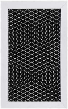 Подмяна на въглероден филтър за микровълнова печка GE JX81J, WB02X11536, WB06X10823 Микровълновата, филтър 6.15 x 3.95 (1 опаковка)