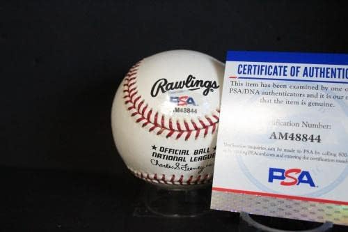 Скот Сандерсън Подписа Бейзболен Автограф Auto PSA/DNA AM48844 - Бейзболни топки с Автографи