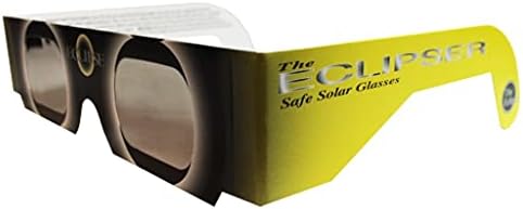 Очила за слънчево затъмнение - Сертифицирани по ISO, одобрени от CE - 3 Двойки - Жълто слънце - Слънчеви нюанси