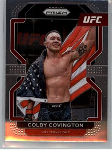 Търговската картичка Панини Prizm UFC 121 2022 Колби Covington ММА
