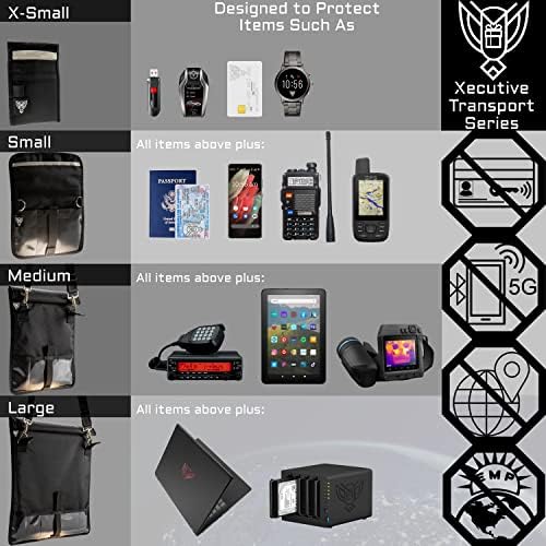 Xtreme Sight Line ~ Изпълнителна чанта sofiq farazova за лаптопи и друга голяма електроника (23 x 17) ~ Защита на данните за бизнес пътувания