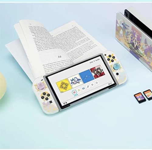 Калъф TOAME Сладко The Legend of Zelda Arceus, Съвместими с Nintendo Switch OLED, Фиксируемый за Носене, с Ергономичен дизайн Мек калъф