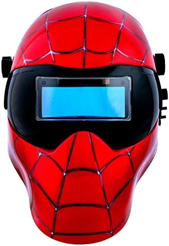Заваряване каска Save Phace с автоматично затъмняване Spiderman Gen Y - Качулка за заварчик с преглед от ухо до ухо с 2-та по