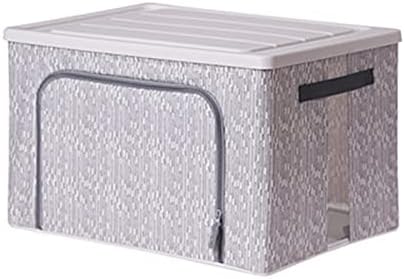 Кутия за съхранение на Teerwere Сгъваема Кошница за съхранение, Штабелируемые контейнери за съхранение на дрехи с дръжки (Цвят: