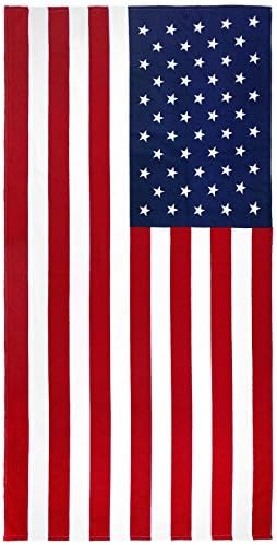 Кърпа за плаж, баня, басейн, сауна Kaufman - Американски флаг 30 x 60 см. (101210)