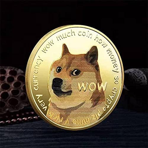 Двустранен Куче Монета, Монета Боя Иконата На Възпоменателна Монета, Медал Подарък Имитация На Занаятите Колекция На Магазини За Бижута,