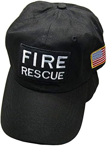 Пассатная Пожаро-Спасителна Черна Нашивка С Флага на САЩ в страната, Бродирани Бейсболкой-кепкой (RUF)