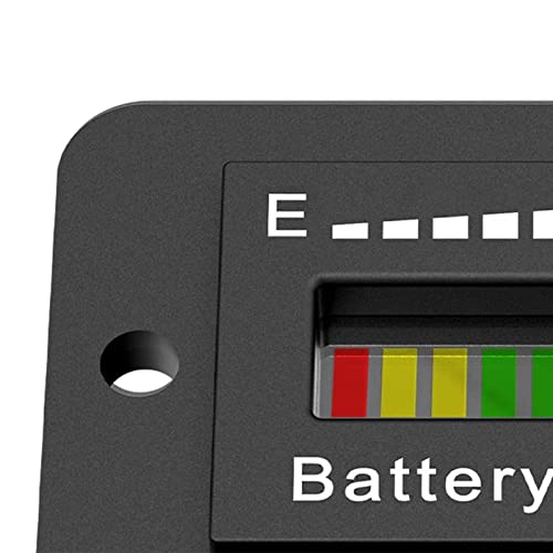 индикатор за Капацитет на батерията LED harayaa Измерител на Батерията Индикатор за Капацитет на батерията за Машината RV Чистач