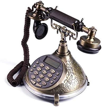 Грецкая ОРЕХ Европейски Антикварен Телефон, Домашен Ретро-стационарен Телефон стационарен телефон