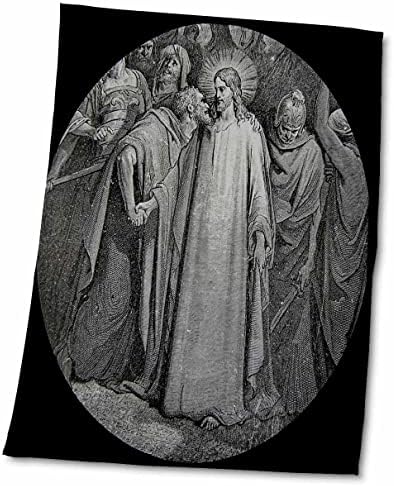 3дРоуз Предателството на Христос Магически фенер Слайд Реколта кърпи с Исус 1900 г. (twl-245961-3)