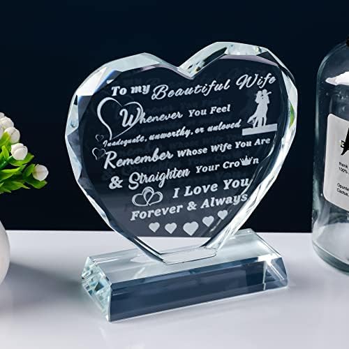Подаръци за жена от съпруга си, най-Добрите Уникални Кристални Сувенири За Спомен Идеи за Коледни подаръци за Жена, Романтичен Подарък