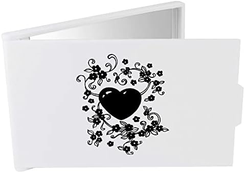 Компактно /Пътното / Карманное огледало за грим Azeeda Сърцето и цветя (CM00034569)