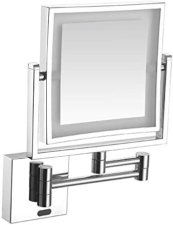 ROWITA 8 инча Led Лампа, за Монтиране на стена Огледала в Сенниците За Грим на Човешкото Тяло Индукция на Двустранни 1X, 3X