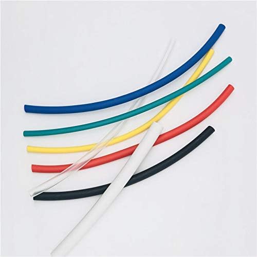 1 Метър 5 мм-180 мм Свиване тръба, свиване тръба 7 цвята, комплекти проводници за тайна тръби 2: 1 (Цвят: червен, вътрешен диаметър