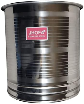 JHOFA Тежък контейнер от неръждаема стомана Kothi / Макара за съхранение на вода Сверхпрочный, Фланец, устойчиви на корозия