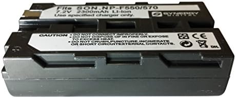 Литиево-йонна батерия Synergy Digital SDNPF570 - Акумулаторна висок капацитет (7,4 През 2000 ма) - Смяна на батерия Sony NP-F570