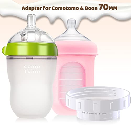 Адаптер за подгряване на шишета Hopebig за бебешко шише Comotomo & Boon - 70 мм (нагревател за бутилки в комплекта не са включени)