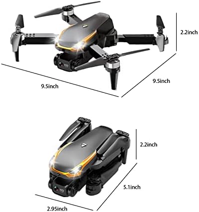 Мини безпилотен самолет с Камера, безпилотен самолет с камера 1080P HD, Играчки с Дистанционно Управление за Момчета с Функция за