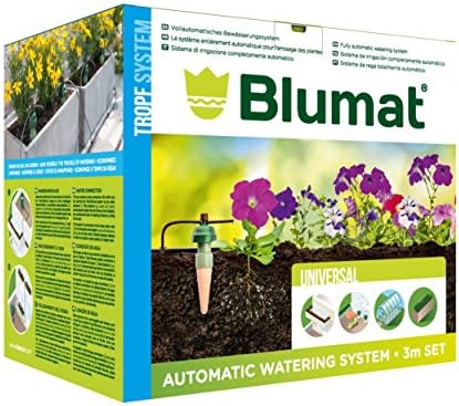 Blumat Tropf Medium Box Kit - Автоматично поливане до 12 растения (12 опаковки), Поливането до 12 растения | Градина, Тераса, Висящи Кошници,