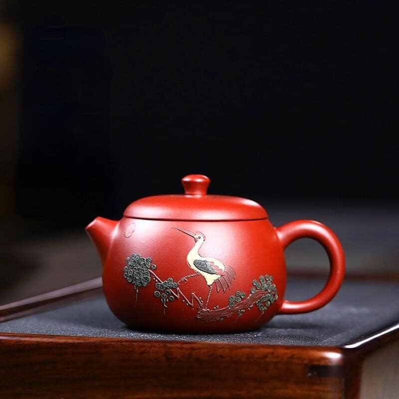 Чайник от Исинской Лилава Глина, Чайник Xishi, Сурова Руда, Кран Dahongpao, Висококачествен Чай и Прибори, Oolong чай, Чай Комплект, Филтър,